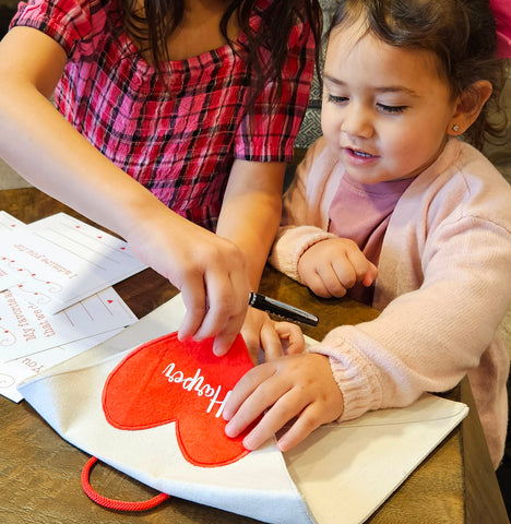 Personalized Valentine Heart Canvas Envelope w/ 14 Love Note Cards with hanging loop for mantle, chair, or door Personalized Valentine Heart Canvas Envelope w/ 14 Love Note Cards with hanging loop for mantle, chair, or door