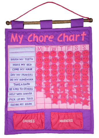 My Chore Chart - Pink/Purple - My Growing Season My Chore Chart - Pink/Purple - My Growing Season