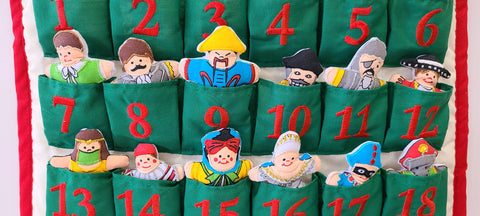 Nutcracker Fabric Advent Calendar Nutcracker Fabric Advent Calendar