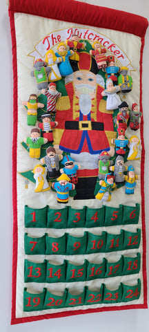 Nutcracker Fabric Advent Calendar Nutcracker Fabric Advent Calendar