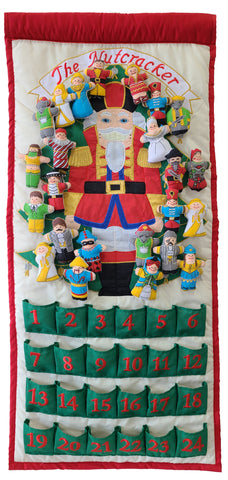 Nutcracker Fabric Advent Calendar Nutcracker Fabric Advent Calendar