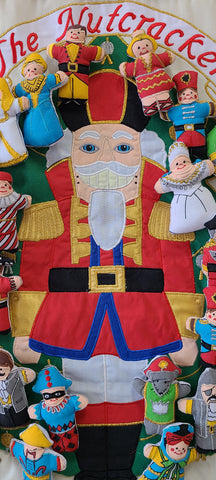 Nutcracker Fabric Advent Calendar Nutcracker Fabric Advent Calendar