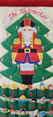 Nutcracker Fabric Advent Calendar Nutcracker Fabric Advent Calendar