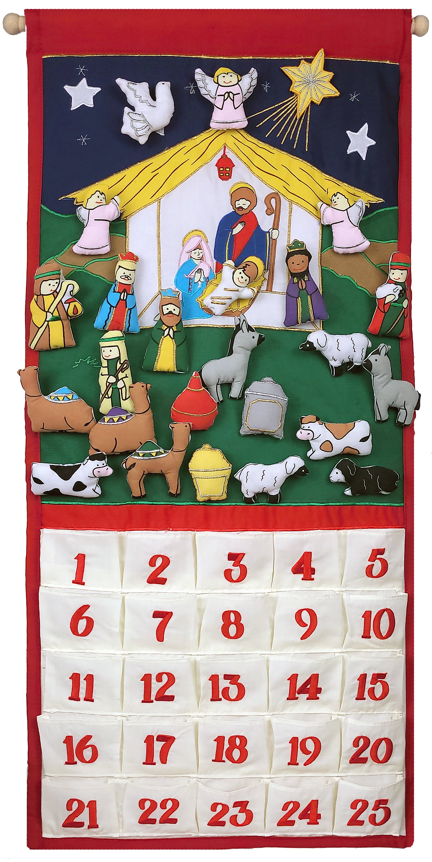 Traditional Nativity Advent Calendar – Pockets of Learning & My Growing Season Traditional Nativity Advent Calendar – Pockets of Learning & My Growing Season