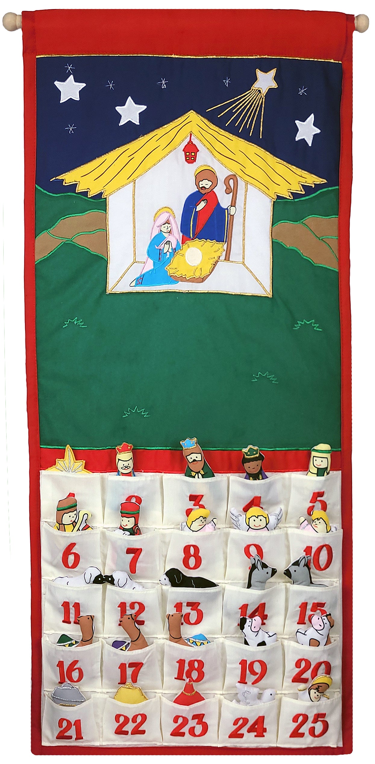 Traditional Nativity Advent Calendar – Pockets of Learning & My Growing Season Traditional Nativity Advent Calendar – Pockets of Learning & My Growing Season