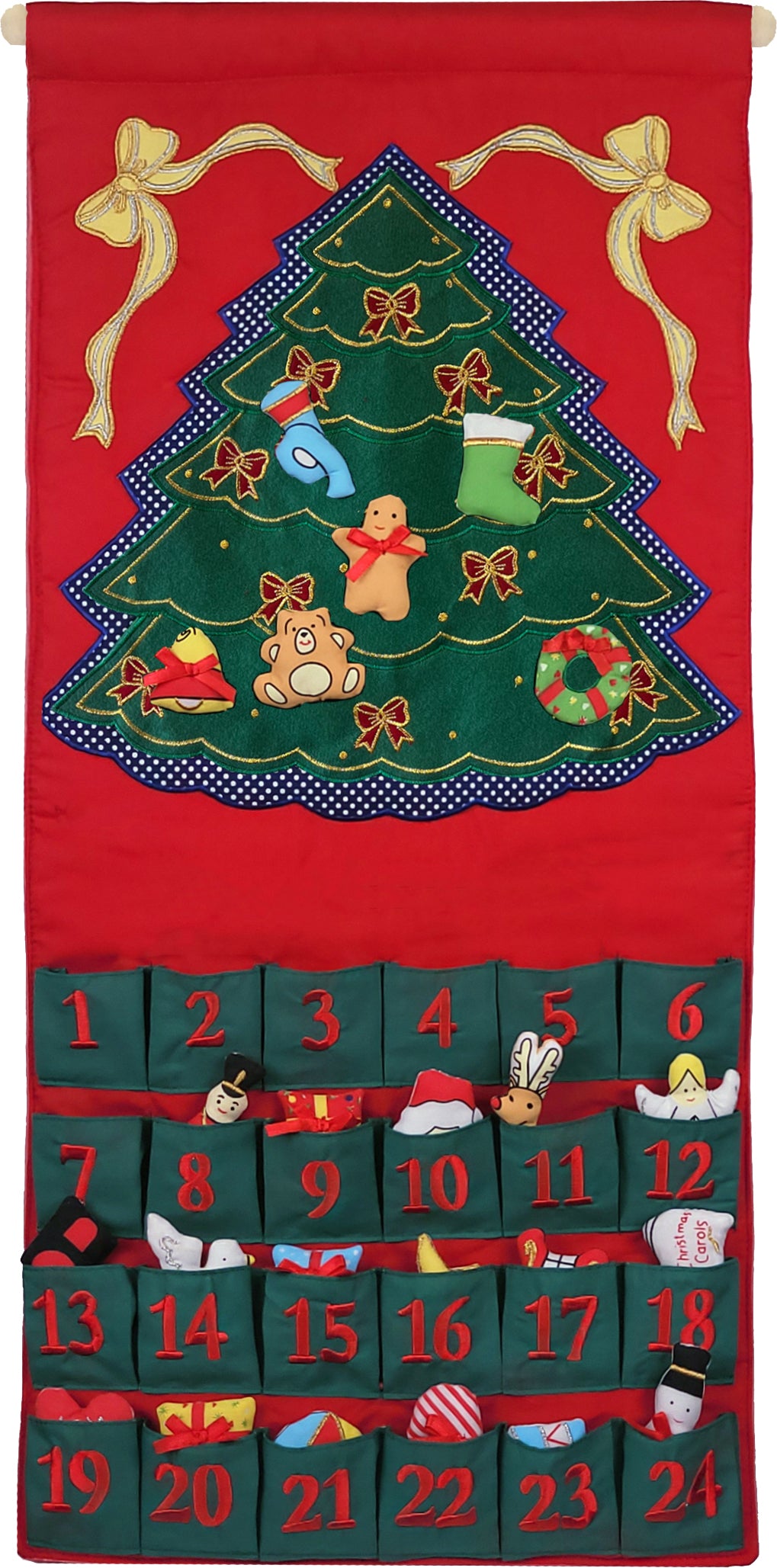 Green Christmas Tree Advent Calendar