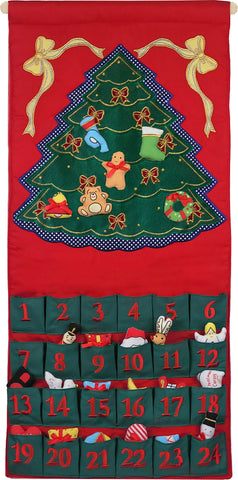 Green Christmas Tree Advent Calendar