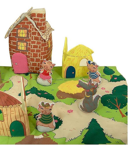 Three Little Pigs Playset - Pockets of Learning – Pockets of