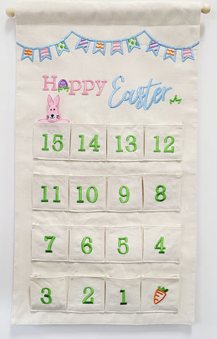 Easter Countdown Calendar Wall Hanging