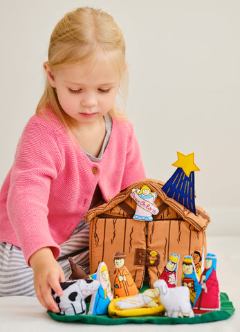 Nativity House Manger by Pockets of Learning