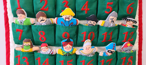 Nutcracker Fabric Advent Calendar